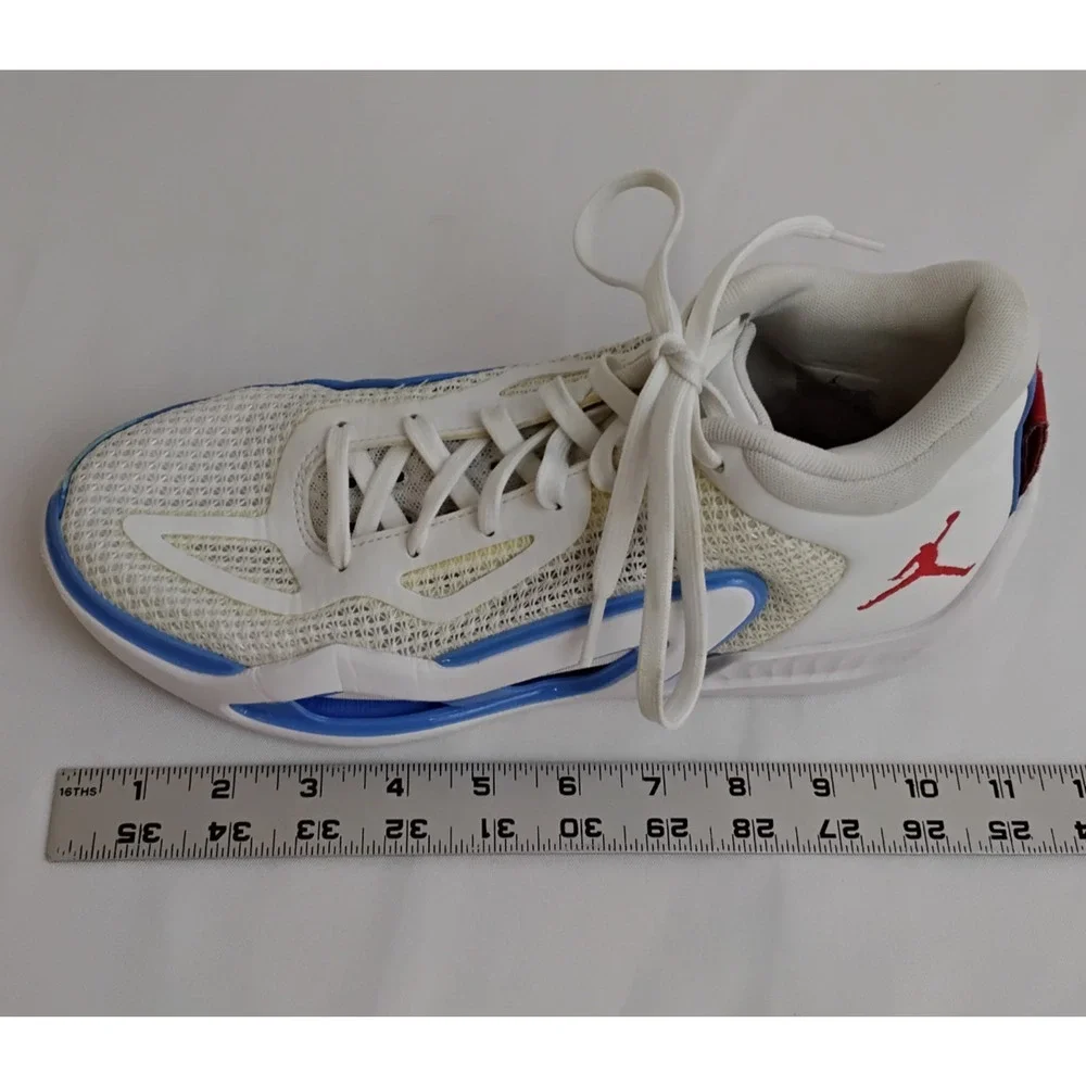 Nike Air Jordan Zoom Tatum 1 St. Louis Men's US 8 White Blue Sneakers #J5890